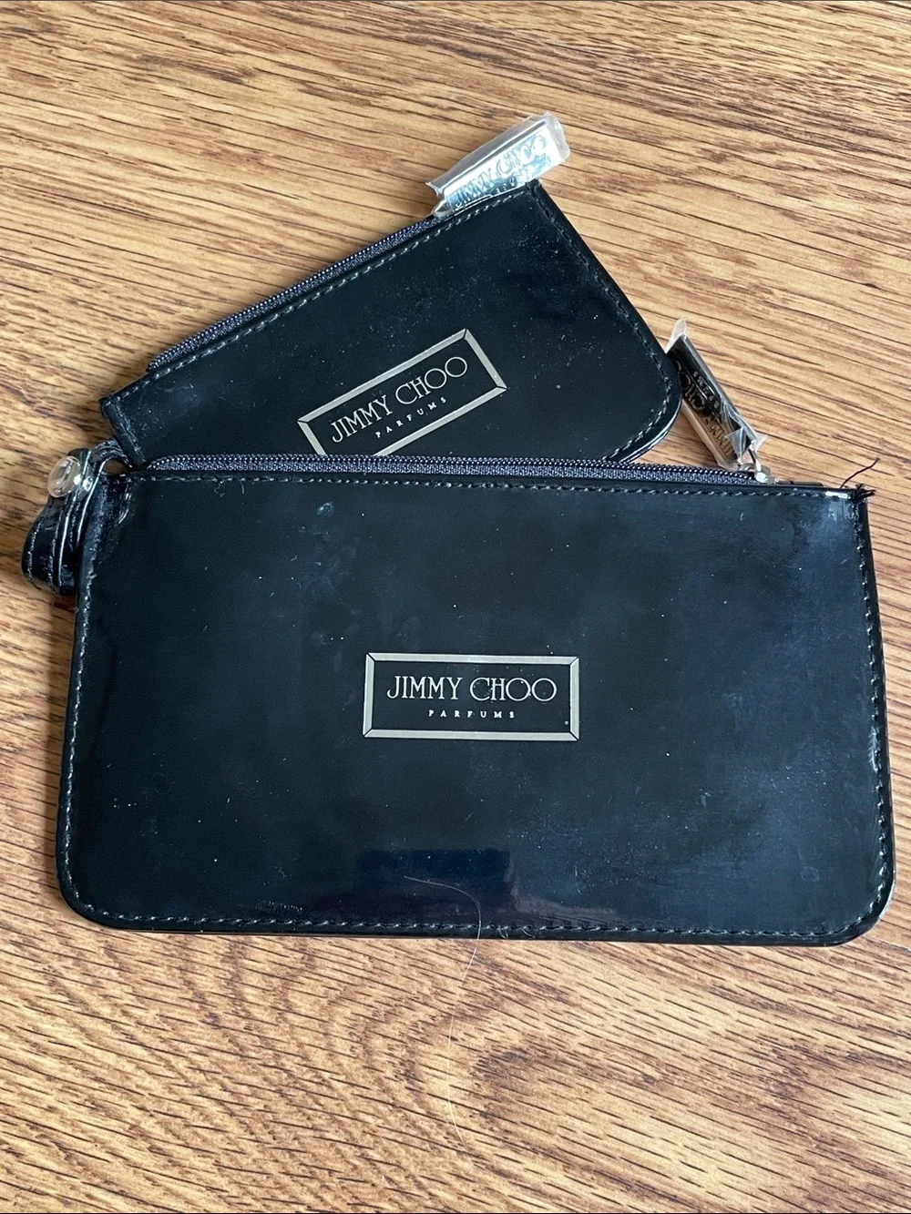 NWT Jimmy Choo Cosmetic Pouch Duo